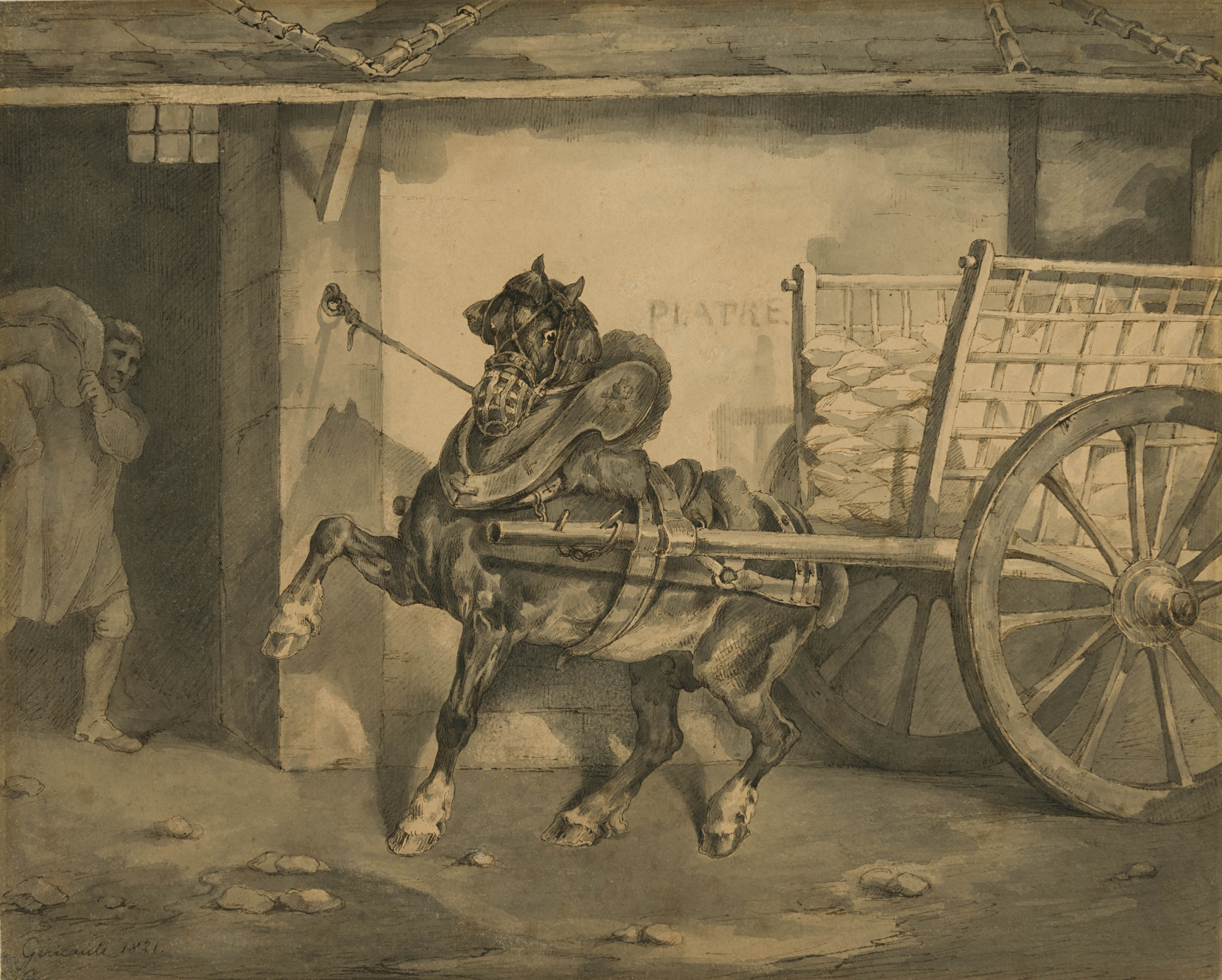 The Plaster-Maker’s Horse (Le cheval du plâtrier)